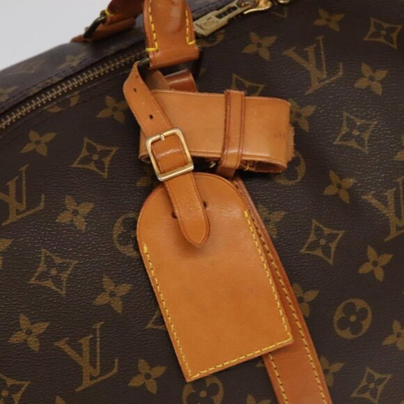 LOUIS VUITTON Monogram Keepall 60 Boston Bag M41422 LV Auth 102176 - Picture 12 of 16